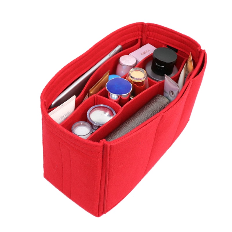 Túi lót đựng mỹ phẩm EVERTONER bằng vải nỉ đa năng tiện lợi