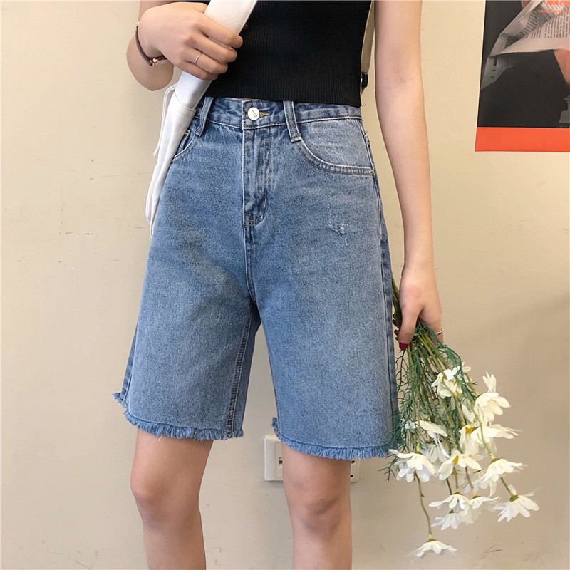 [Size S,M] Quần shorts jean nữ Ulzzang Quảng Châu QLJ96