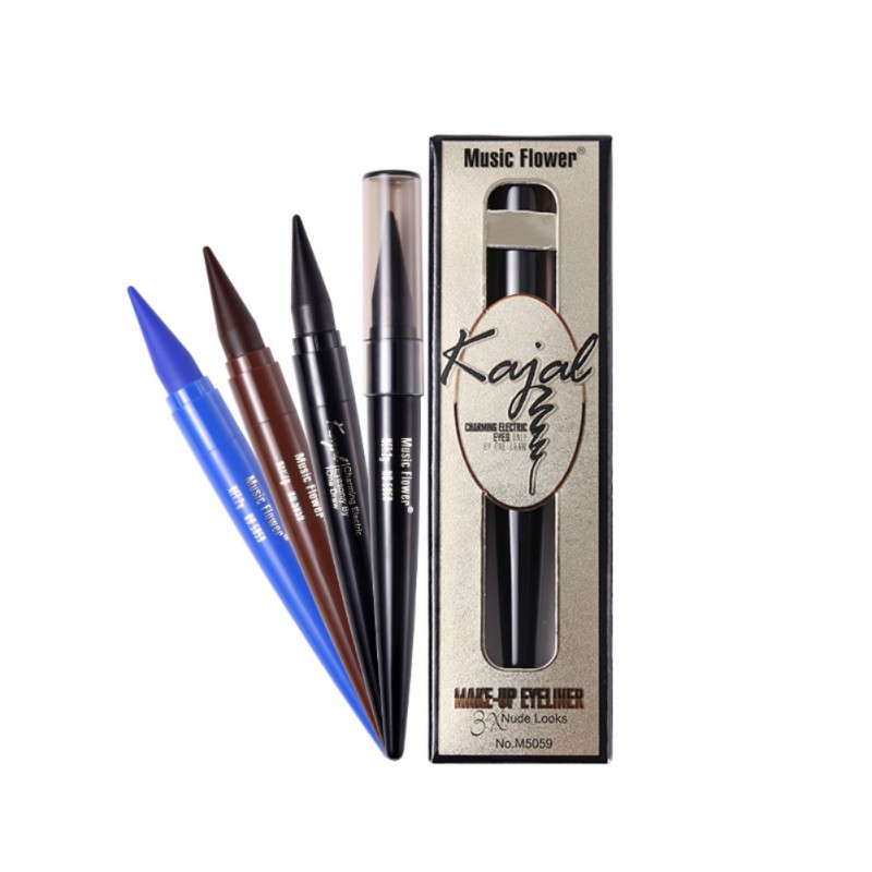 Music Flower3 Color Brand Matte Eyes Makeup Matte Eyeliner Pencil
