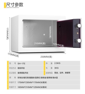 Két sắt mini có lỗ đút tiền SĂN