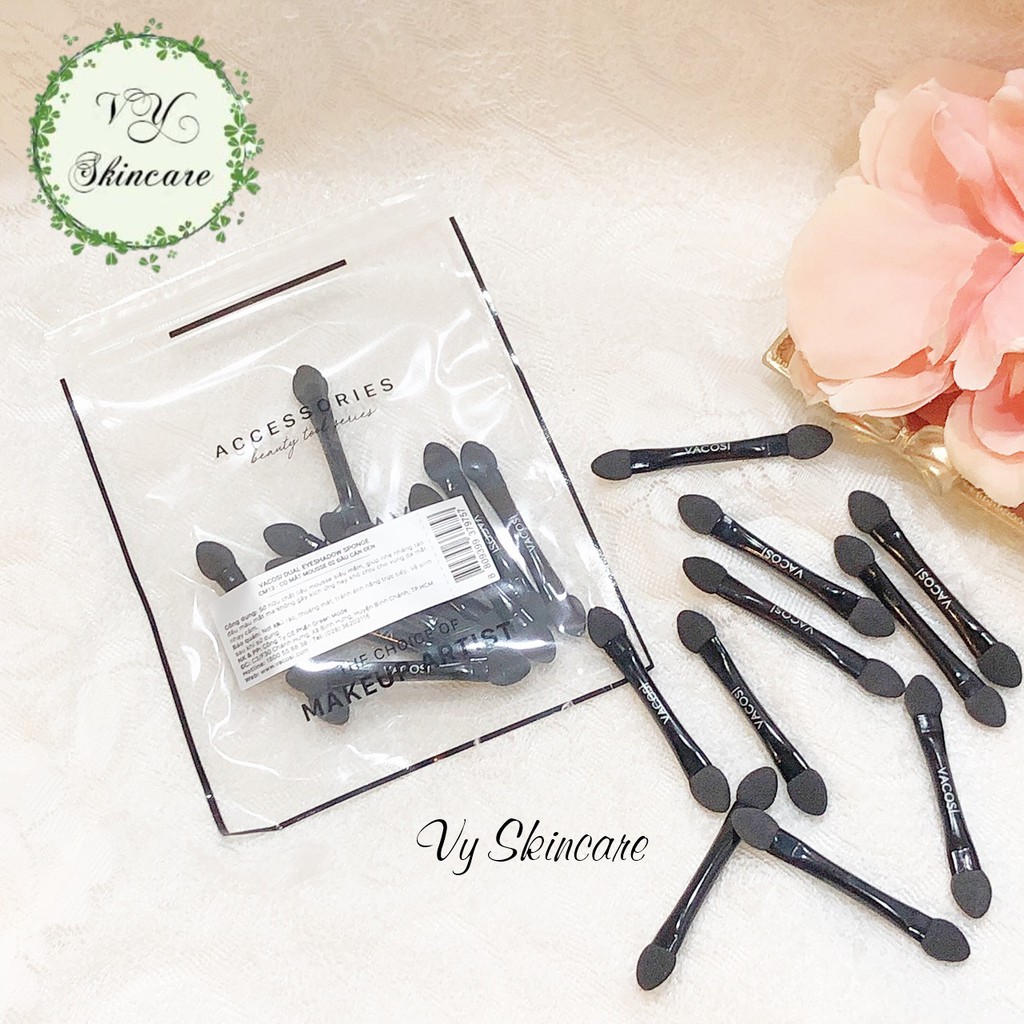 CỌ MẮT MOUSSE 02 ĐẦU CÁN ĐEN VACOSI - CM13