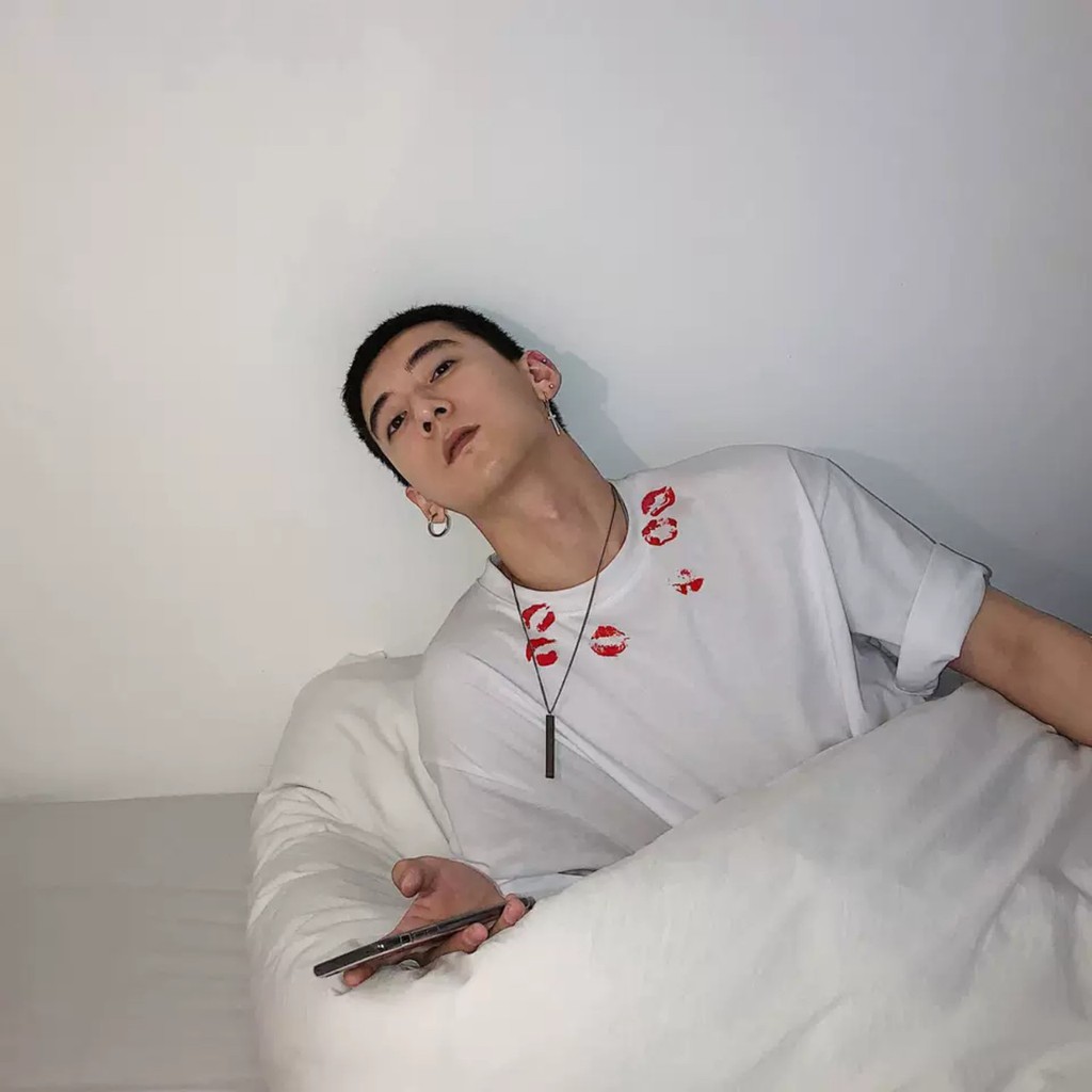 Áo thun Stee SWEET KISS In White Unisex