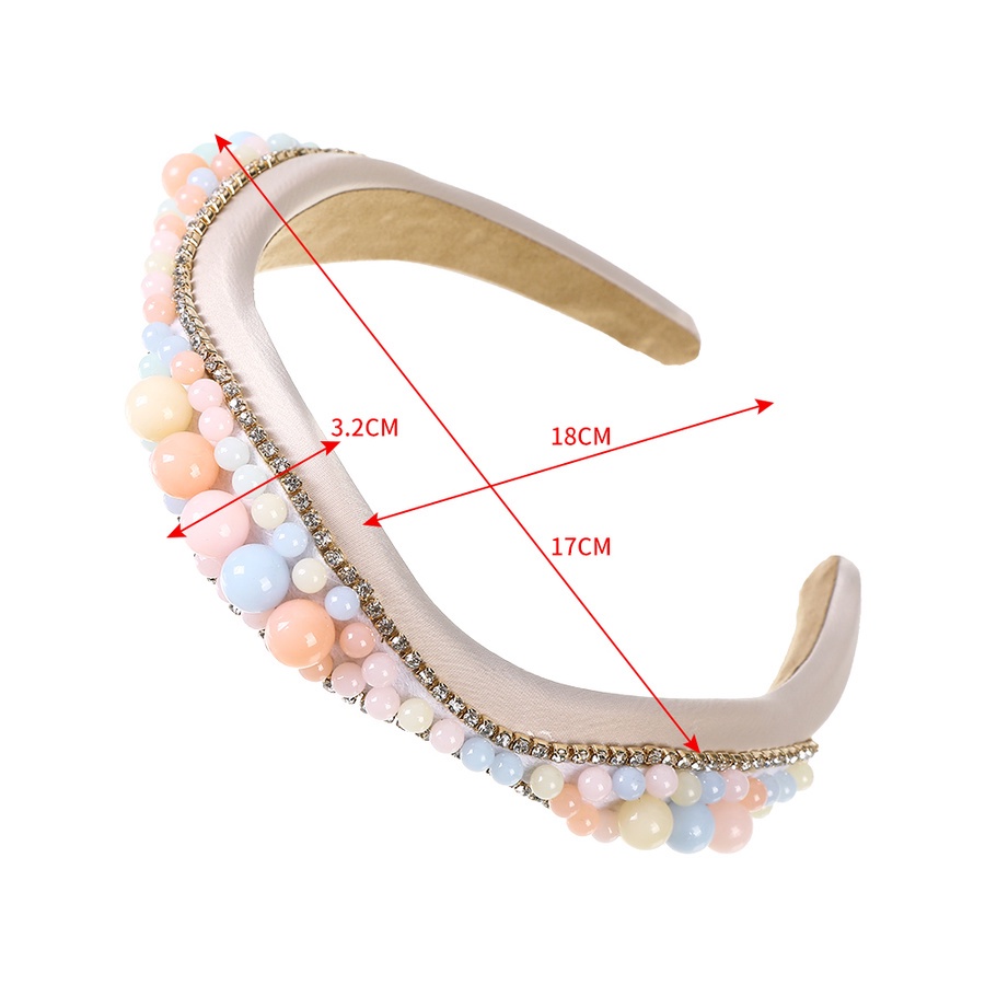 Băng Đô Cài Tóc Đính Hạt Lấp Lánh Nhiều Màu Sắc Phong Cách Hàn Quốc Cho Nữ