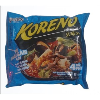 Mì ăn liền koreno hàn quốc nấu 4 phút