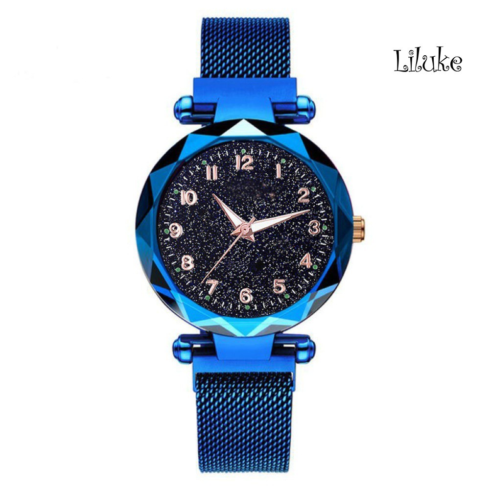 Đồng Hồ Quartz Mặt Analog Tròn Dây Kim Loại Khoá Nam Châm Thời Trang | BigBuy360 - bigbuy360.vn