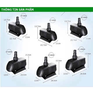 Bơm Atman AT 6000 tiết kiệm điện và siêu bền cho hồ cá