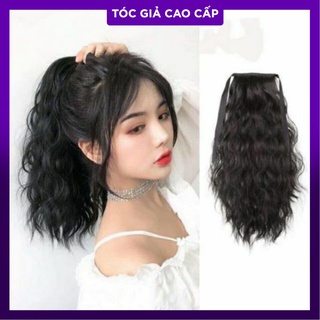 Tóc cột xù lửng [RẺ NHẤT SHOPEE] phù hợp với mọi khuôn mặt, mọi lứa tuổi