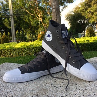 Giày Allstar Ck2 Nam Xám Đậm Cổ Cao