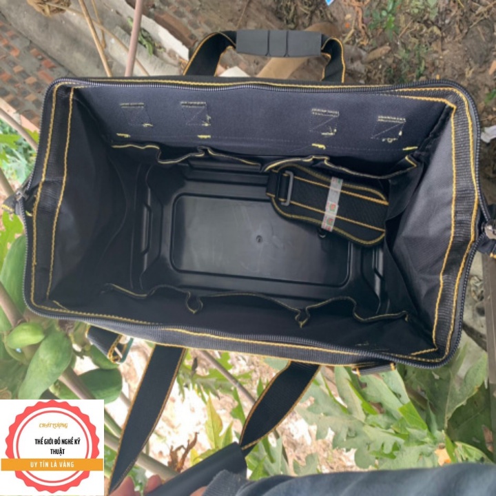 Túi Đựng Đồ Nghề Đế Nhựa Chịu Lực Chống Thấm Giỏ Xách Dụng Cụ Đáy Cứng