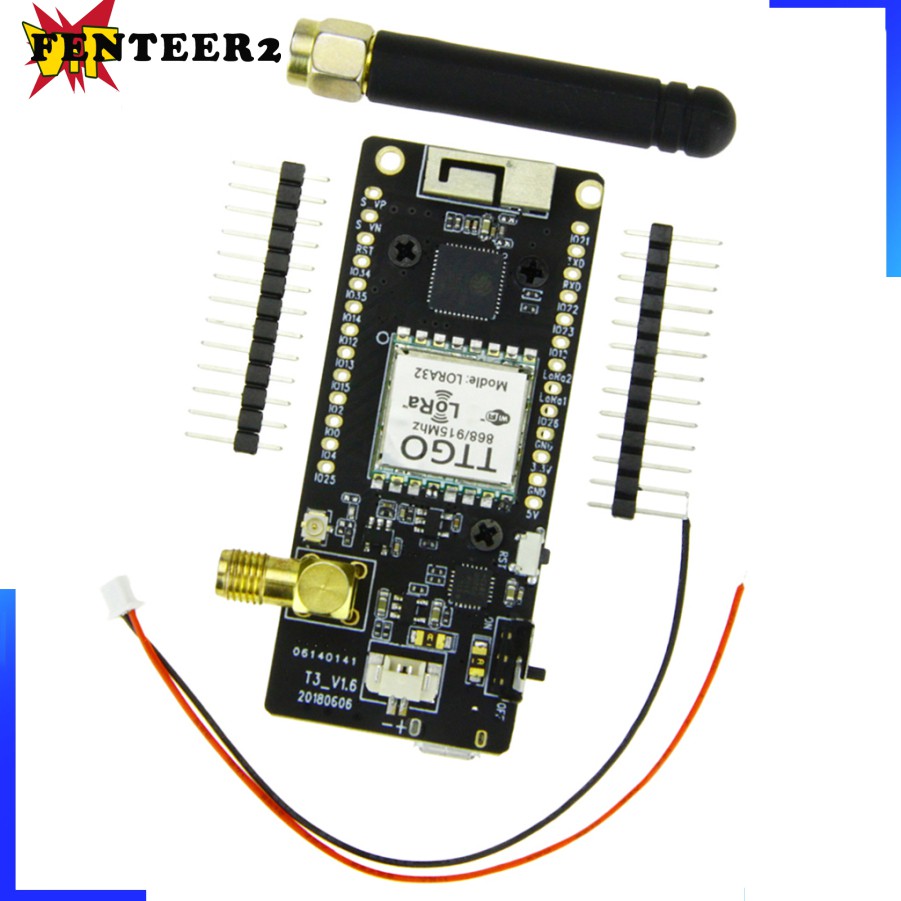 (Fenteer2 3c) Ttgo Lora32 433mhz Esp32 Oled 0.96 Inch