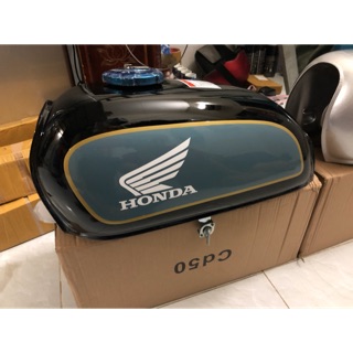 Bình Xăng Lớn Honda CD50s CD90s Sơn Đen giả zin