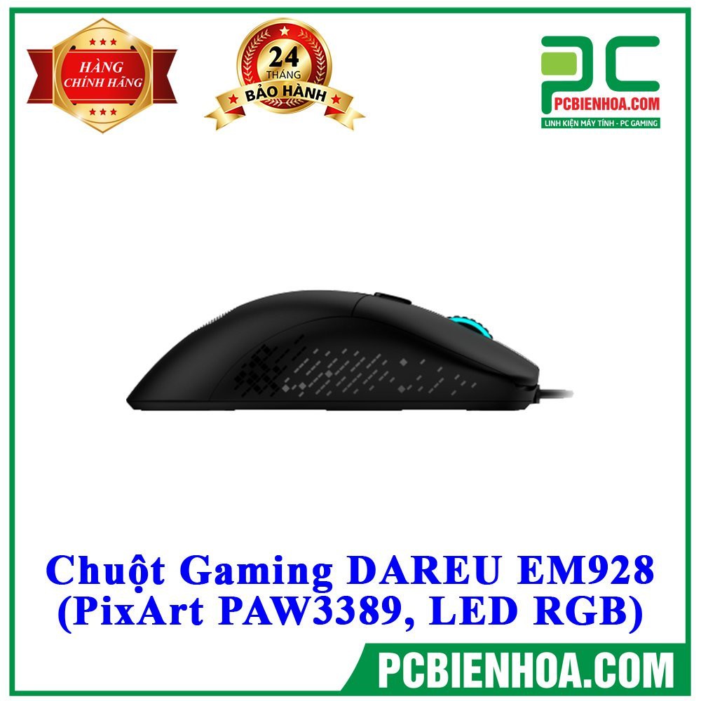 [Mã ELMS4 giảm 7% đơn 500K] CHUỘT GAMING DAREU EM928 (PIXART PAW3389LED RGB)