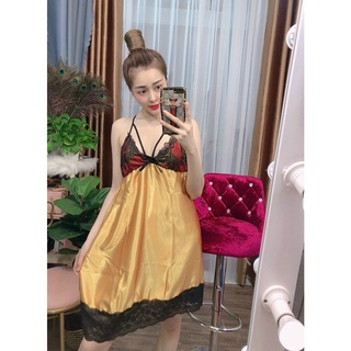 ĐẦM PHI BÓNG PHỐI REN FREESIZE DƯỚI 55KG