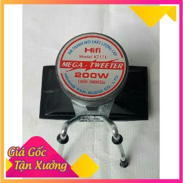 Đôi loa siêu treble công suất 200w chân đế sắt vành chữ nhật gắn trực tiếp amli