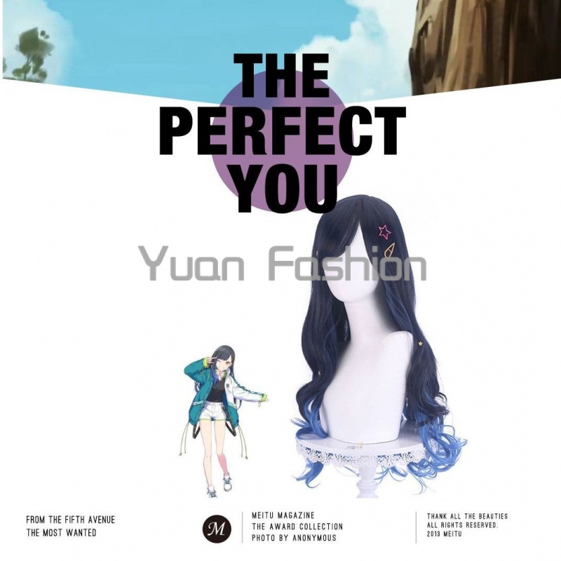Project Sekai Colorful Stage feat. Hatsune Miku Shiraishi An cosplay Wig Partition Simulation Scalp Perfect Restoration