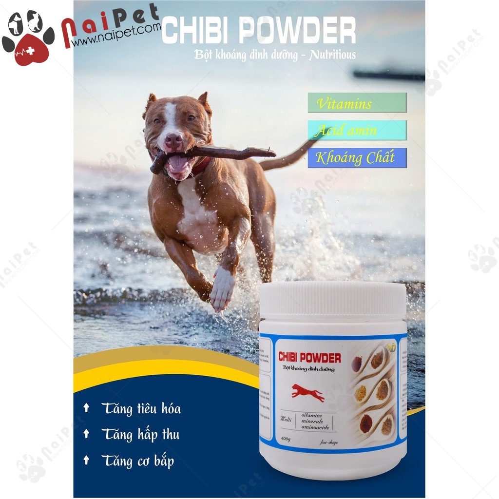 Bột Khoáng Dinh Dưỡng Chibi Power Biovet 400g
