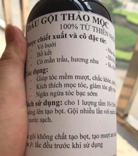 Dầu gội thảo mộc