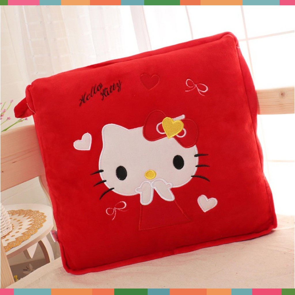 gối mền 2 trong 1 kitty - gối 2 trong 1 hello kitty _MHS