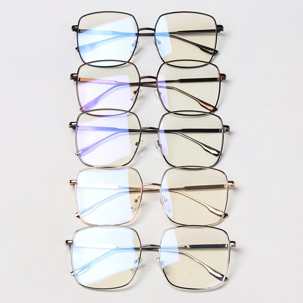 Mắt Kính Gọng Vuông Bằng Kim Loại Chăm Sóc Tầm Nhìn Ban Đêm Thời Trang