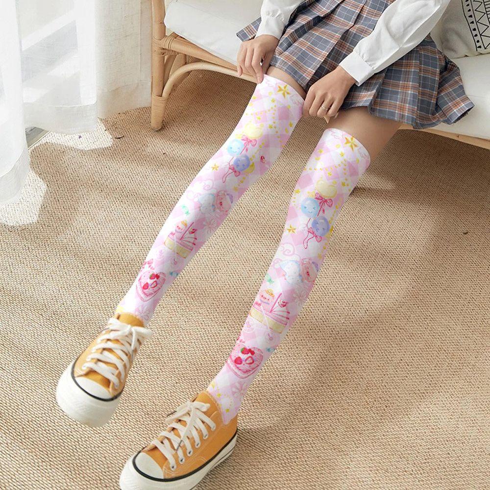 IVORY Tất Đùi Hóa Trang Lolita Gợi Cảm