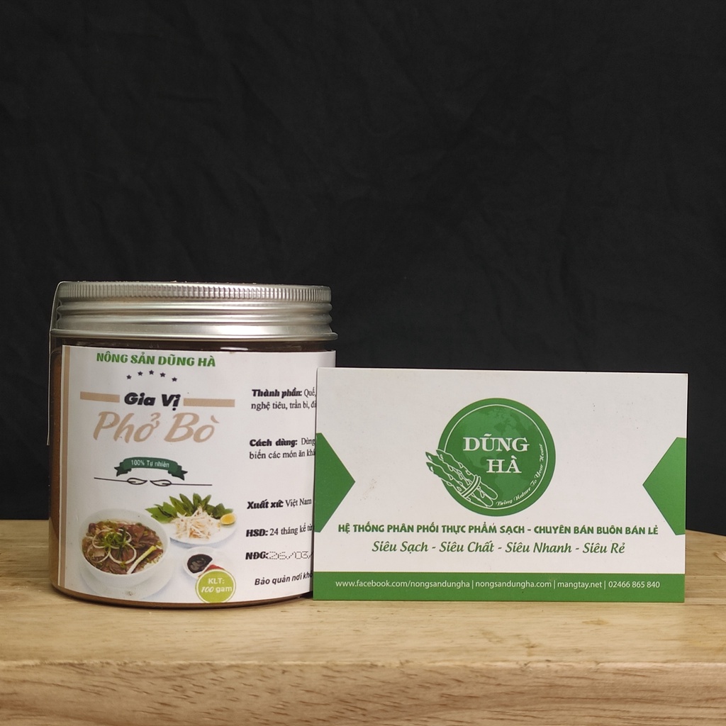 Bột gia vị phở bò nguyên chất 100%