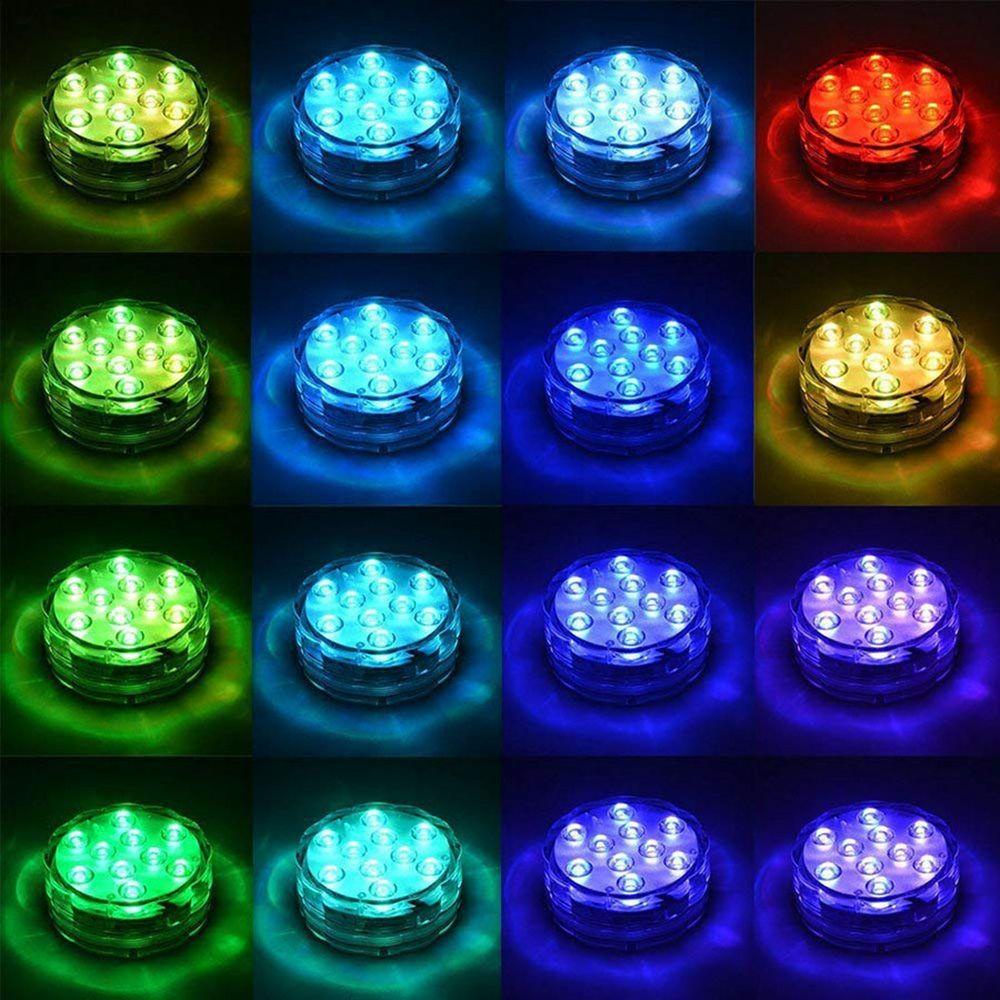 YIYU Đèn led ip68 Nhiều Màu Sắc Dùng Để Trang Trí Dưới Nước / Bể bơi