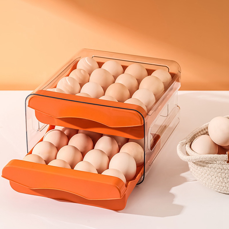 Hộp Đựng Trứng Trong Suốt 32 Ngăn Tiện Dụng