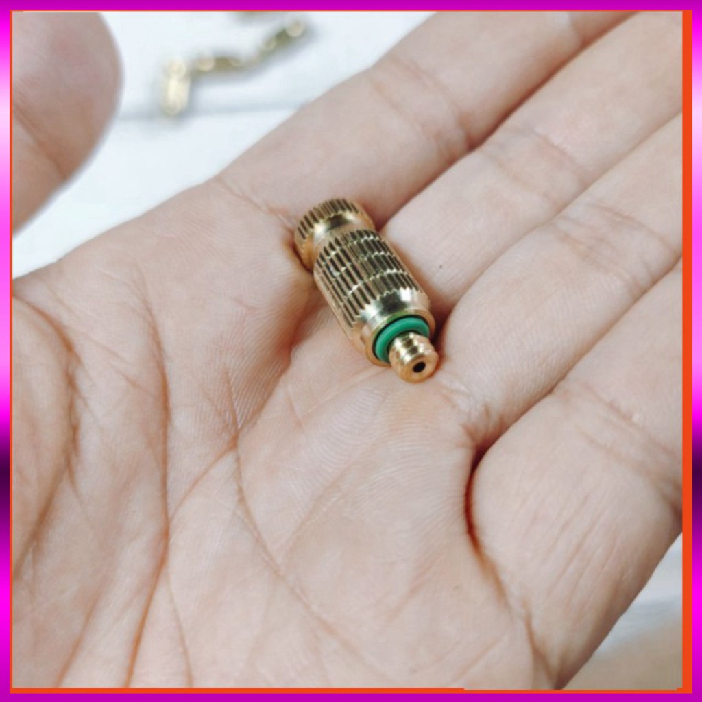 [GIÁ TỐT] 15 Đầu Béc Phun Sương Bằng Chất Liệu Đồng Thau