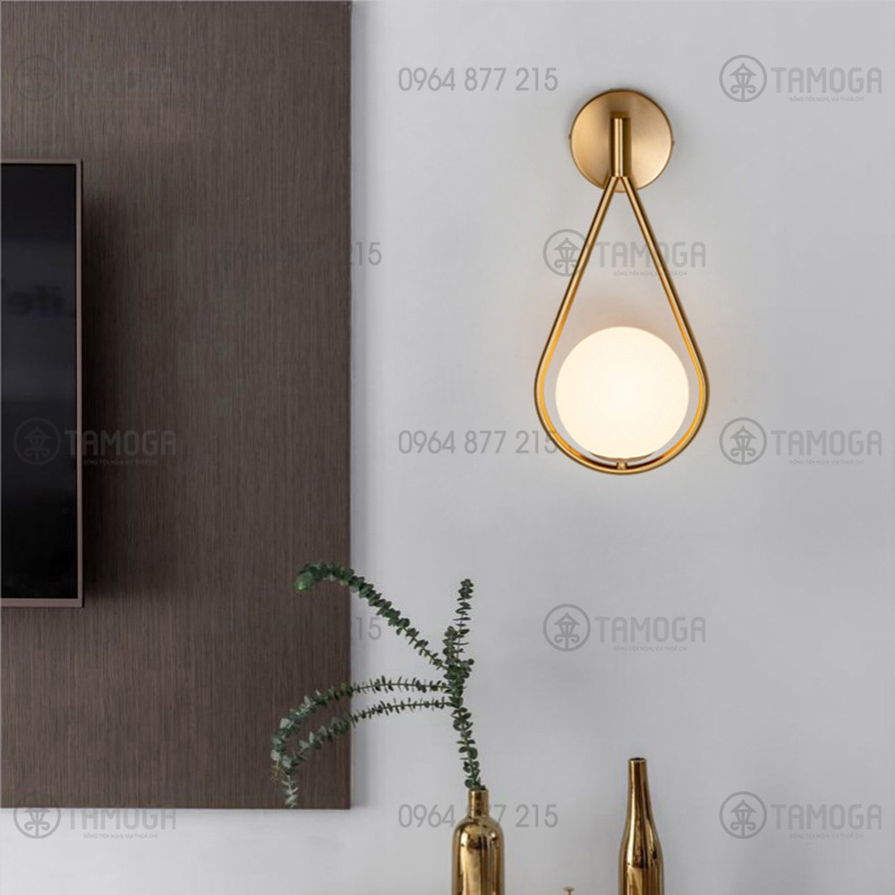 Đèn treo tường, gắn vách, đèn ngủ gắn tường hình giọt nước DGT 1253