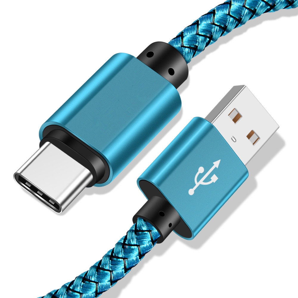 Dây Cáp Sạc Truyền Dữ Liệu Usb Type C/C Siêu Bền Tương Thích Với Điện Thoại Android/Samsung Huawei Xiaomi