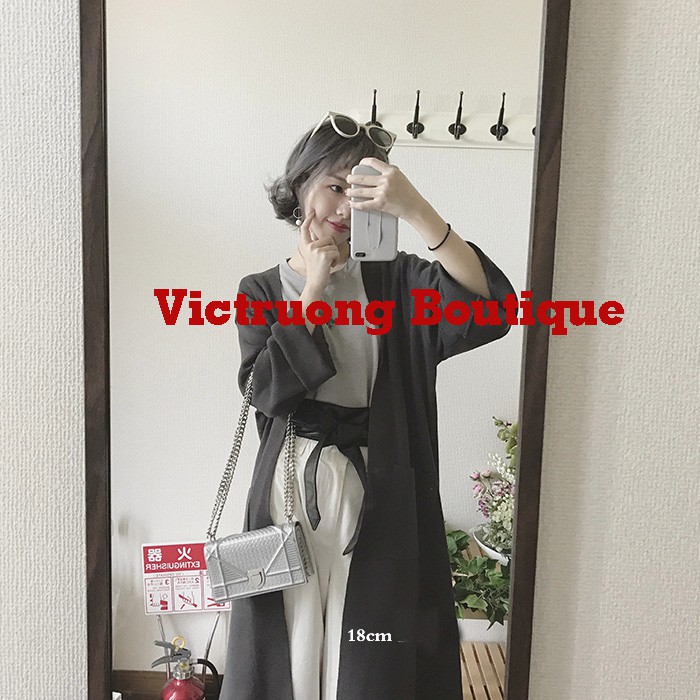 Túi xách nữ màu bạc mini