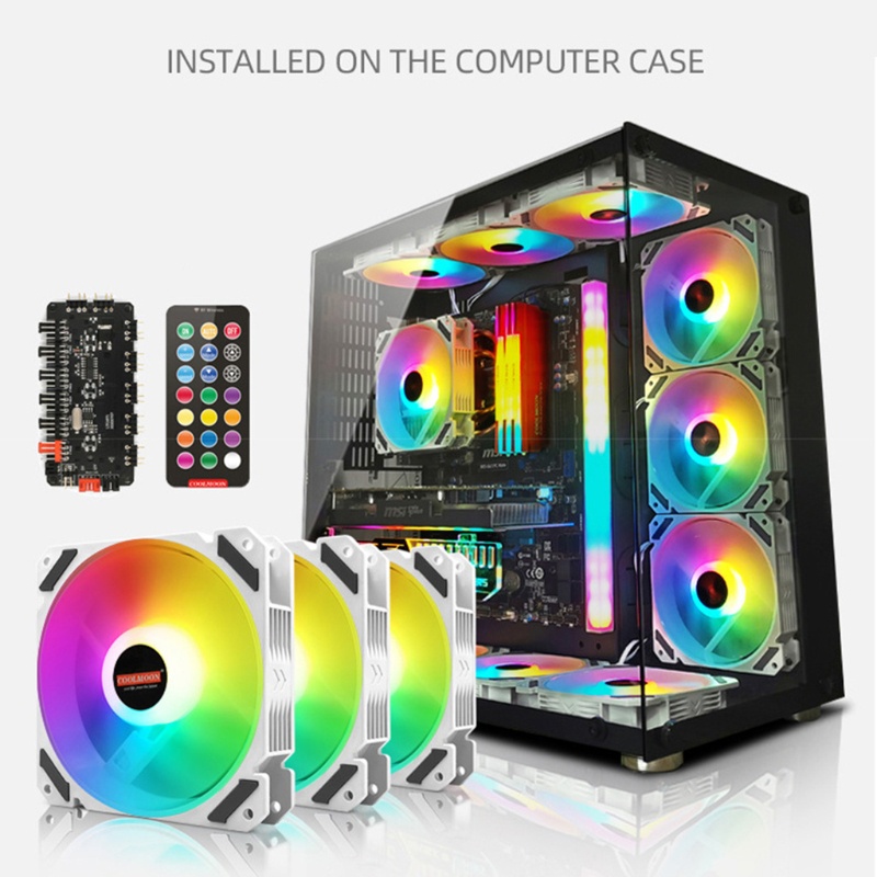 Quạt Tản Nhiệt Cpu 120mm Pwm Argb 4 Pin Rgb Chất Lượng Cao