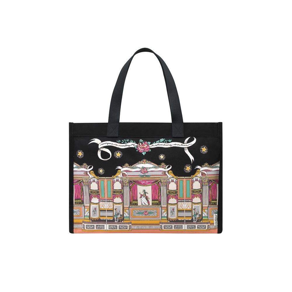 Cath Kidston - Túi đeo vai/The Sidekick Tote - Theatre Sidekick Tote - Black -1041163