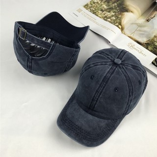 ☛☏❤Cotton Cap Baseball Caps Hat Adjustable Polo Style Washed Plain Solid Visor
