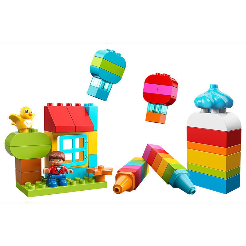 [Đảm bảo hàng chính hãng] LEGO Lego Building Blocks Depot 10887 My Free Creative Fun Play Box Đồ chơi trẻ em