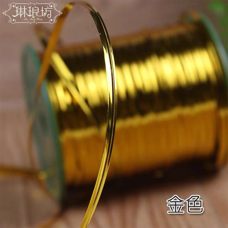 Dây kẽm kim tuyến / Dây buộc hoa / Dây Kẽm Cuộn / Dây kẽm kim tuyến Twist tie cuộn 400g