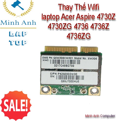 Thay Thế Wifi laptop acer aspire 4736 4736ZG