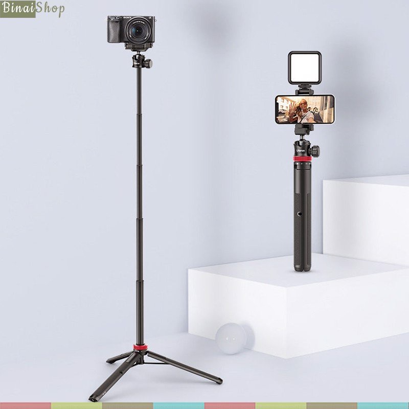 Ulanzi MT-44 - Tripod Mini Cho Máy Ảnh, Điện Thoại, Tải Trọng 1.5 Kg, Chiều Cao Tối Đa 109cm