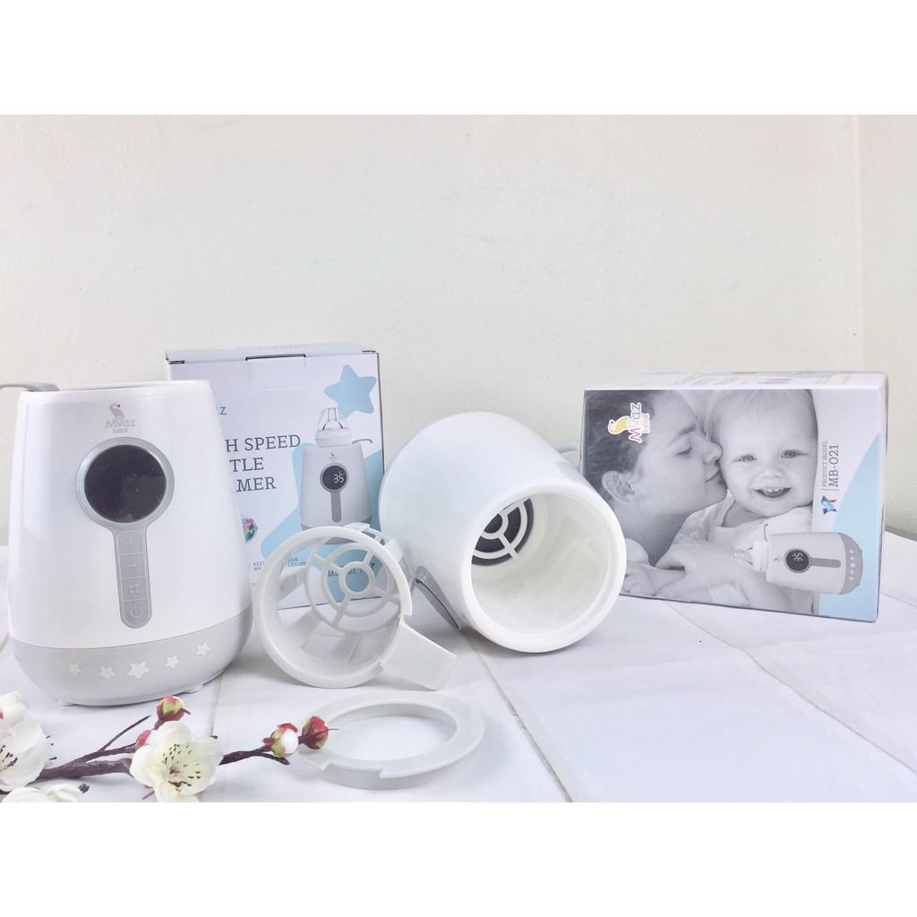 [BẢO HÀNH CHÍNH HÃNG] Máy hâm bình sữa tốc độ cao Moaz BeBe MB021