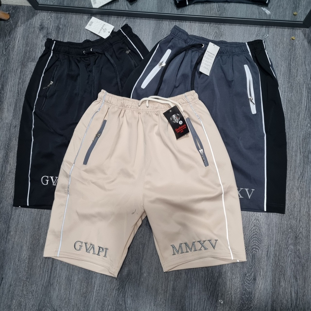 Quần short thun nam bigsize viền phản quang size 60 - 120kg