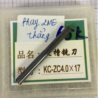 DAO PHAY 2ME THẲNG KHẮC GỖ NHỰA CNC Φ4.0 x 17