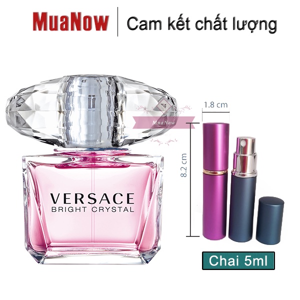 Nước hoa Versace Bright Crystal (Hương hoa cỏ trái cây) | Thế Giới Skin Care