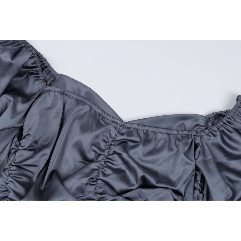 DUNEA Váy nữ trễ vai tay dài thời trang quyến rũ