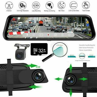 Amera hành trình anytek t12 gương 10 inc anytek t12 siêu nét fullhd