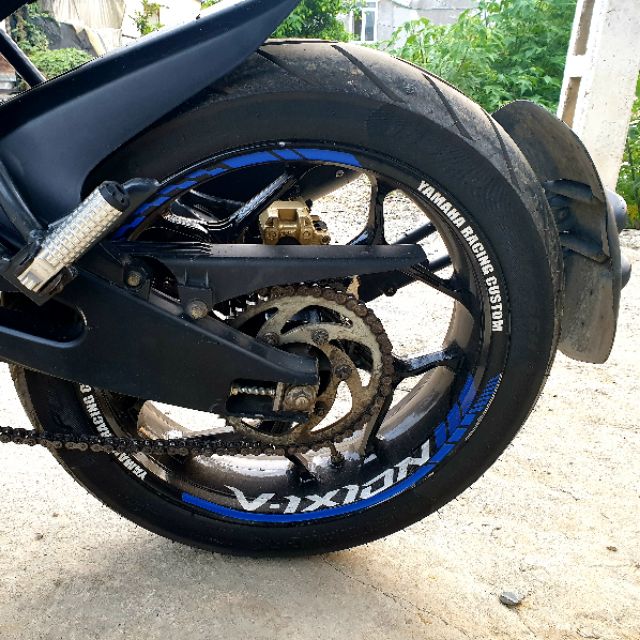 Decal/ tem mâm  cho Fz150i hàng Indo