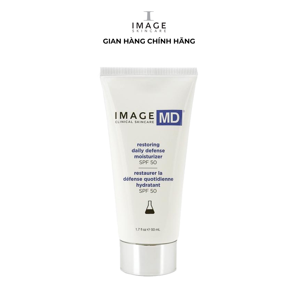 Kem chống nắng chống lão hóa da Image Skincare MD Restoring Daily Defense Moisturizer SPF 50+ 50ml