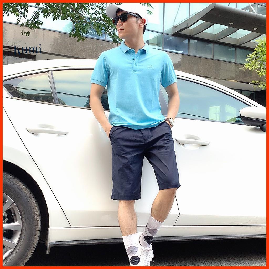 Áo phông nam, Áo thun nam chất cotton cao cấp màu sắc trẻ trung sang trọng lịch sự khi đi làm Kumishop | BigBuy360 - bigbuy360.vn