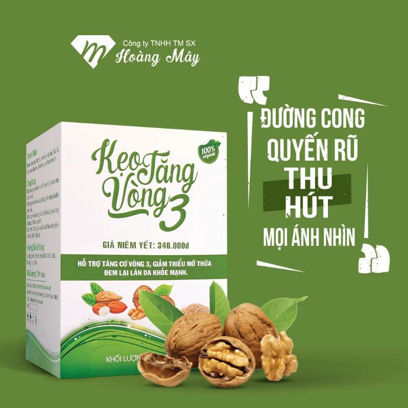 ♥️ Kẹo Tăng Vòng 3 Hoàng Mây_ Hộp 500gr♥️