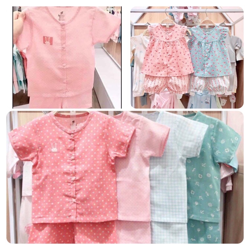 ⚡ BỘ VẢI XÔ LULLABY CÀI GIỮA CHO BÉ (Sz 3m-4y) (NH20-17)️