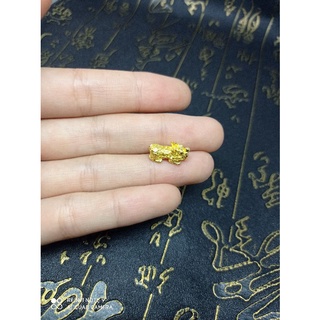 Nghê chiêu tài lộc mix vòng (Xi mạ vàng)